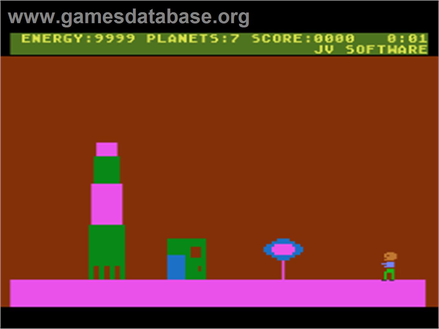 Journey to the Planets - Atari 8-bit - Artwork - In Game