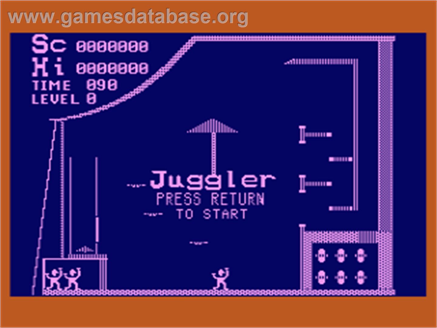 Juggler - Atari 8-bit - Artwork - In Game
