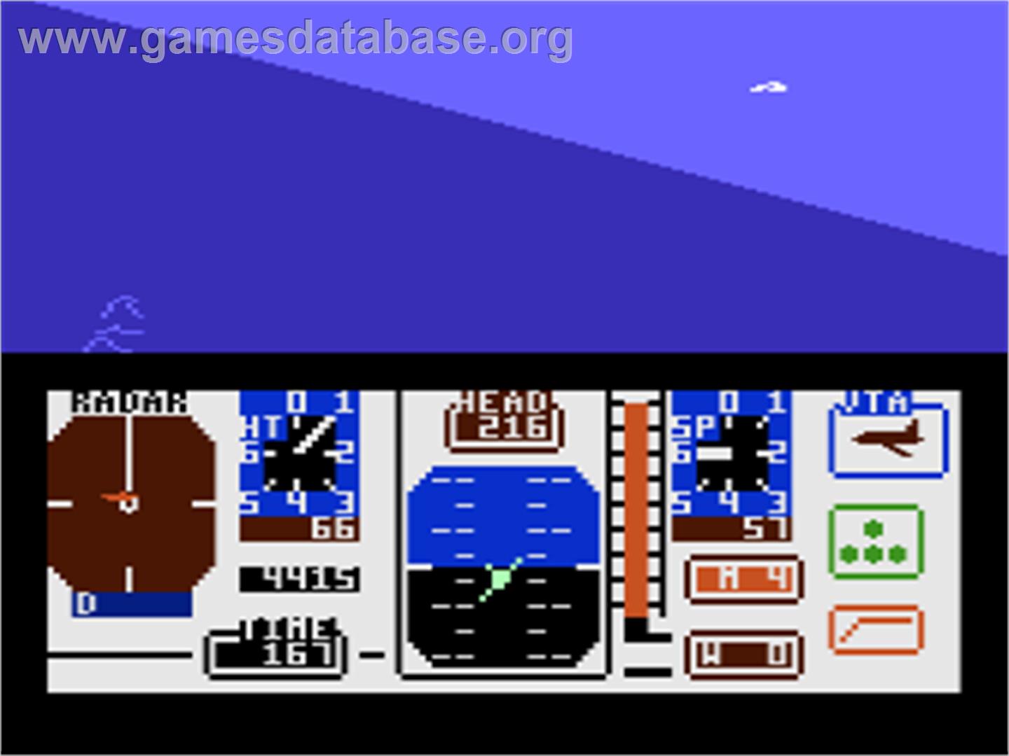 Jump Jet - Atari 8-bit - Artwork - In Game