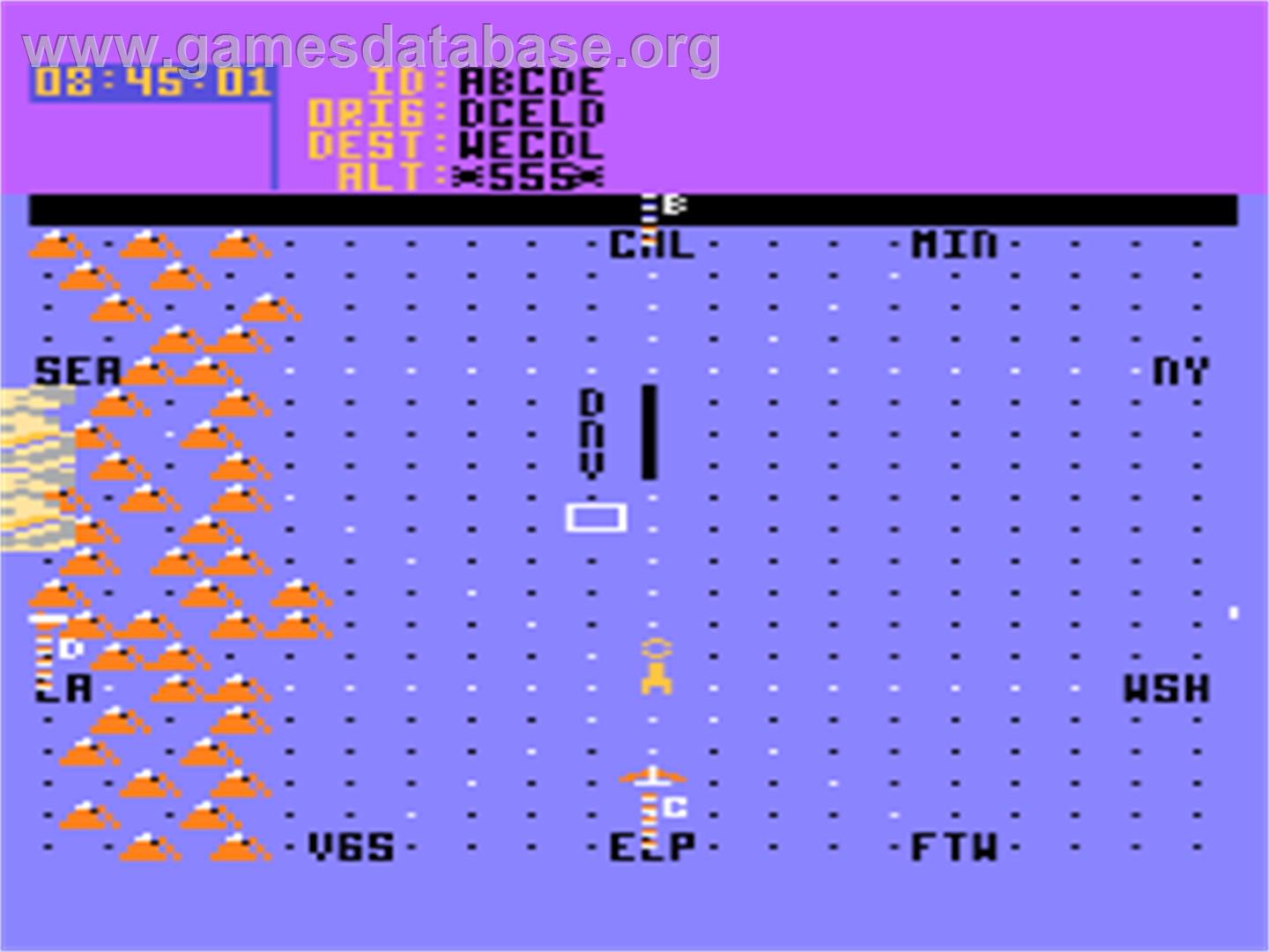 Kennedy Approach - Atari 8-bit - Artwork - In Game