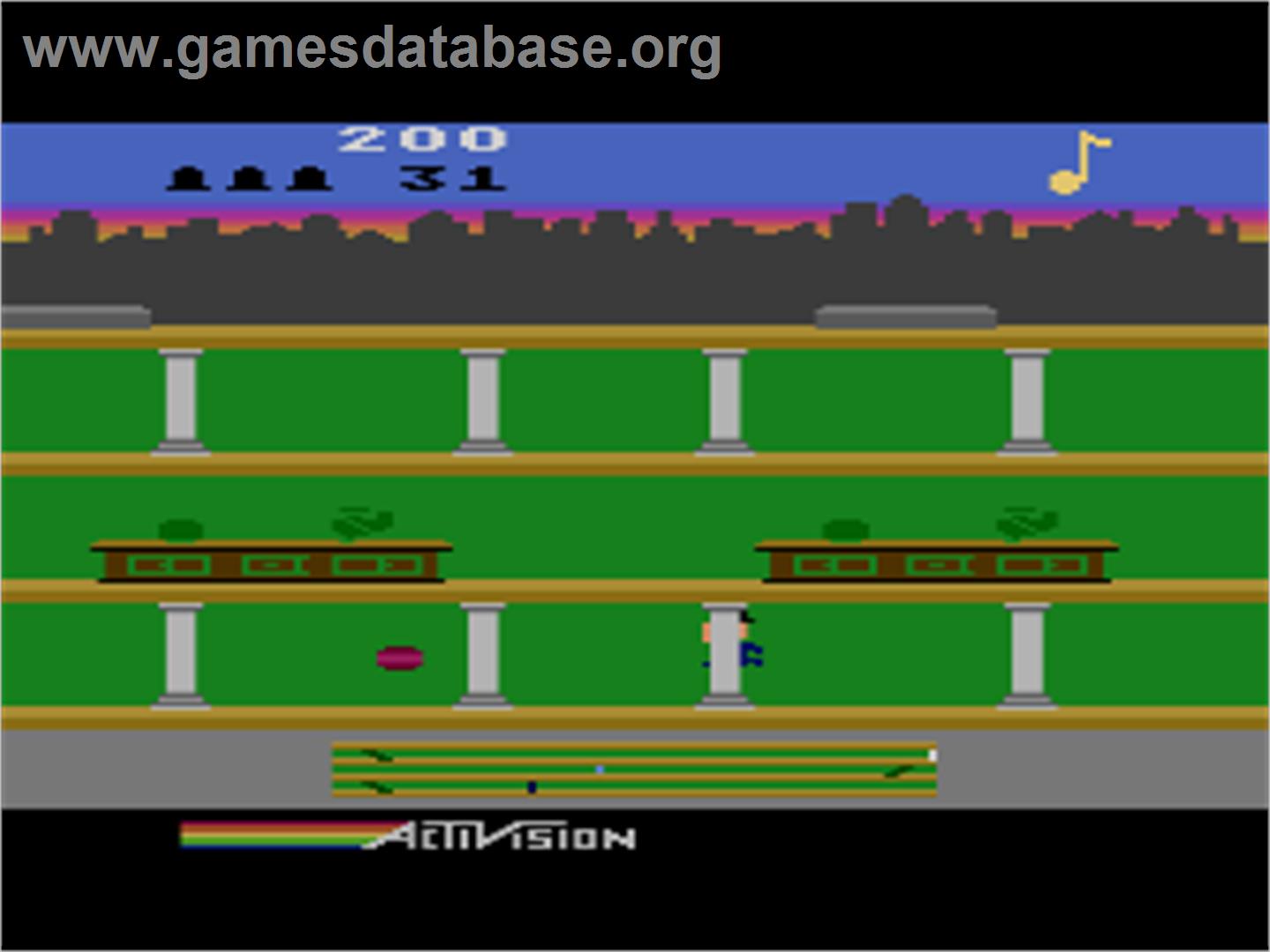 Keystone Kapers - Atari 8-bit - Artwork - In Game