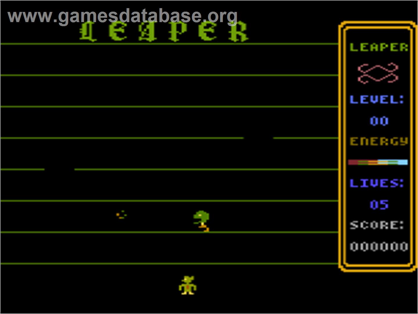 Leaper - Atari 8-bit - Artwork - In Game