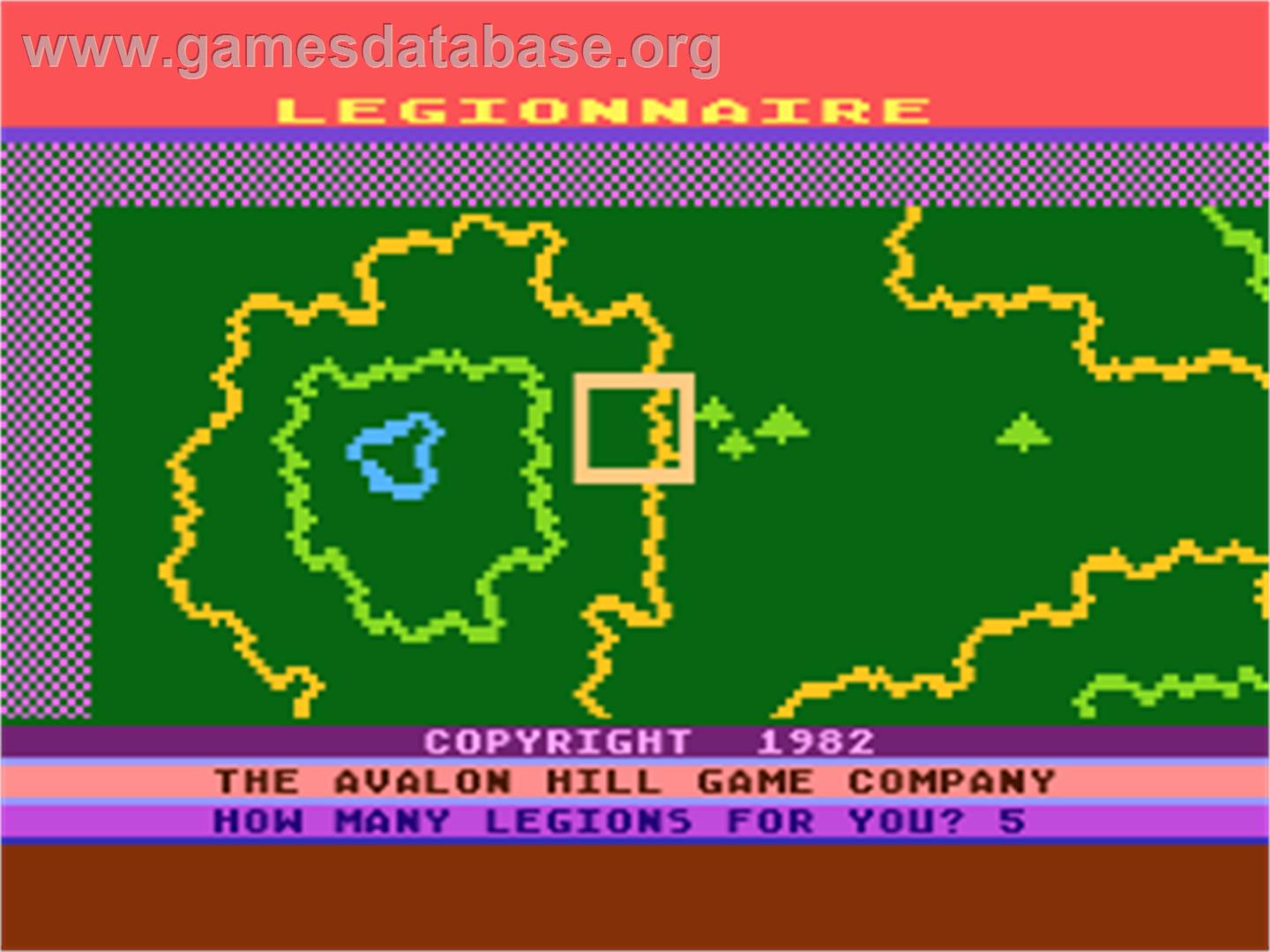 Legionnaire - Atari 8-bit - Artwork - In Game