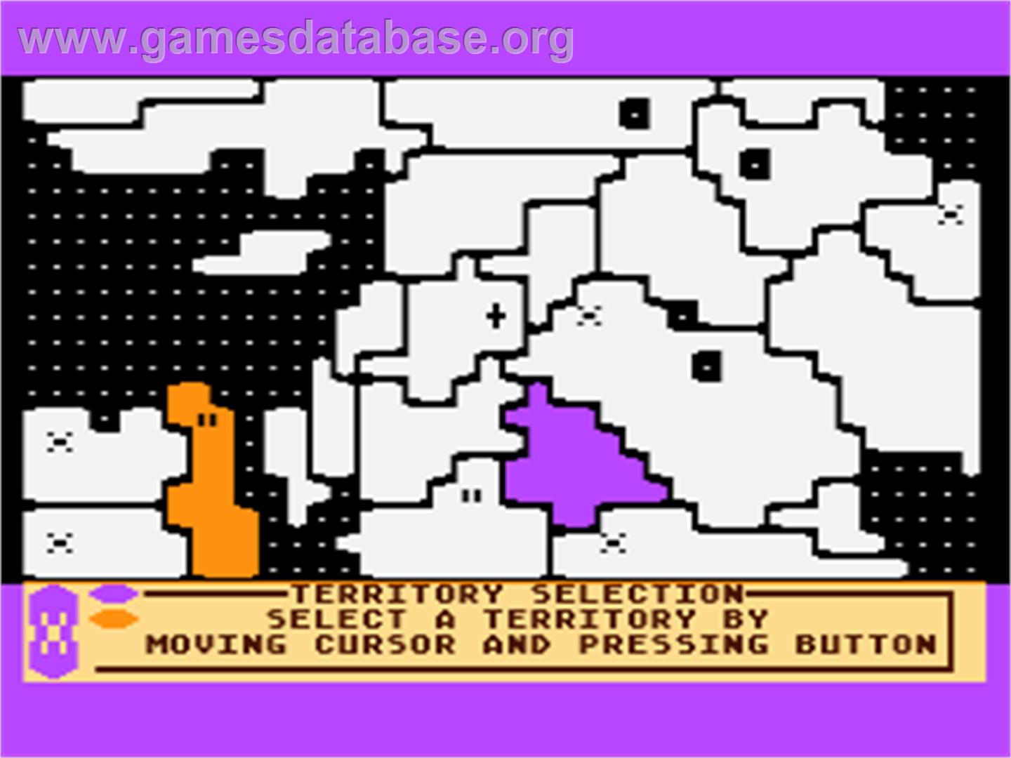 Lords of Conquest - Atari 8-bit - Artwork - In Game