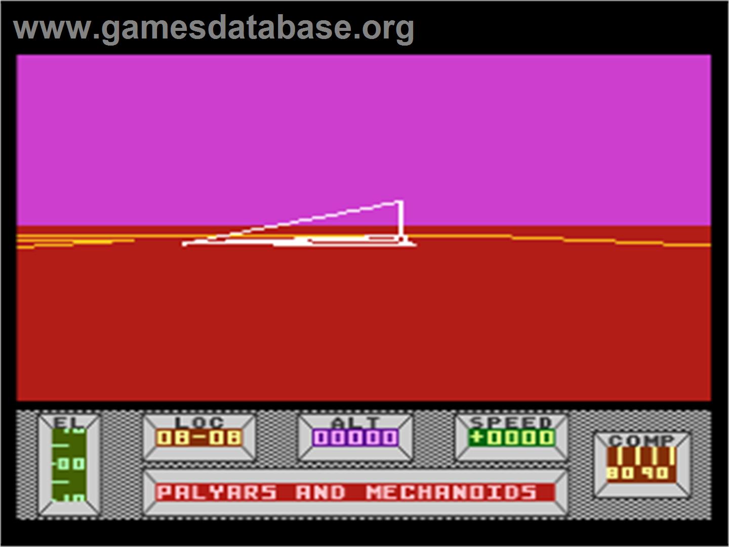 Mercenary: Escape From Targ with the Second City - Atari 8-bit - Artwork - In Game