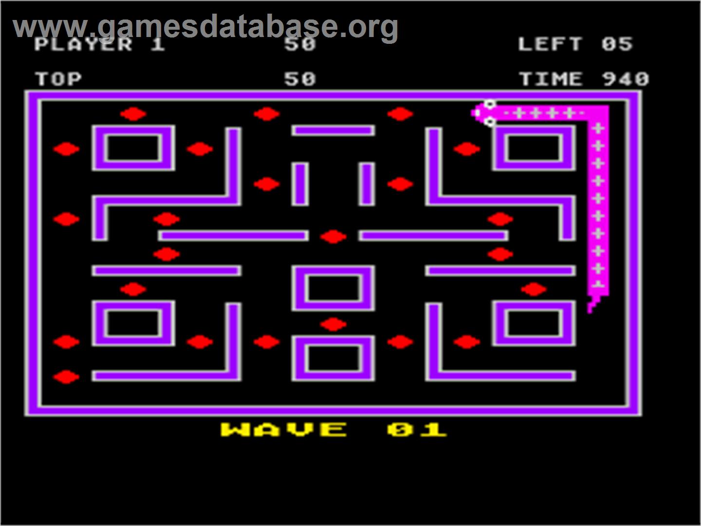 Nibbler - Atari 8-bit - Artwork - In Game