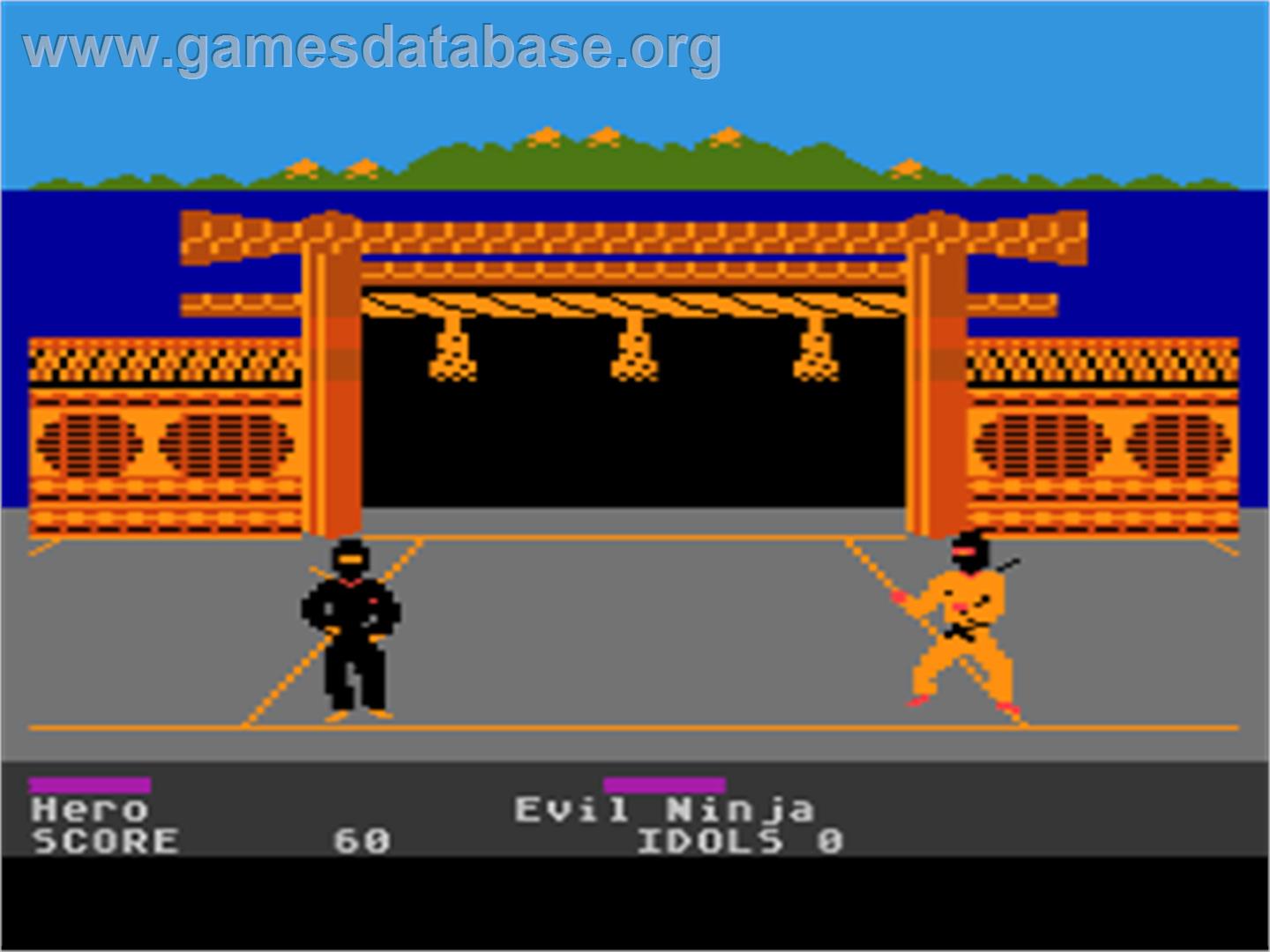 Ninja Master - Atari 8-bit - Artwork - In Game