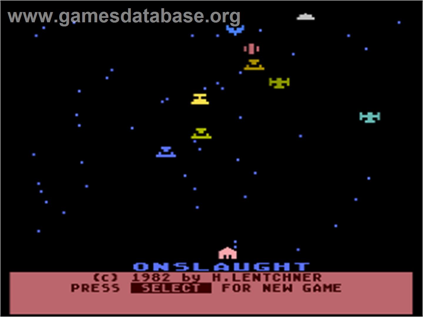 Onslaught - Atari 8-bit - Artwork - In Game