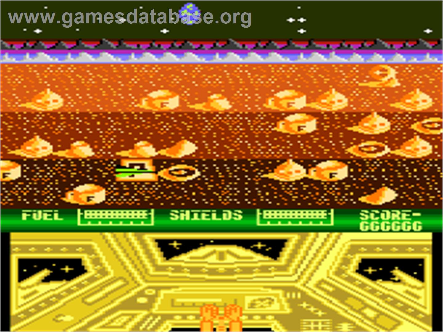 Planet Attack - Atari 8-bit - Artwork - In Game