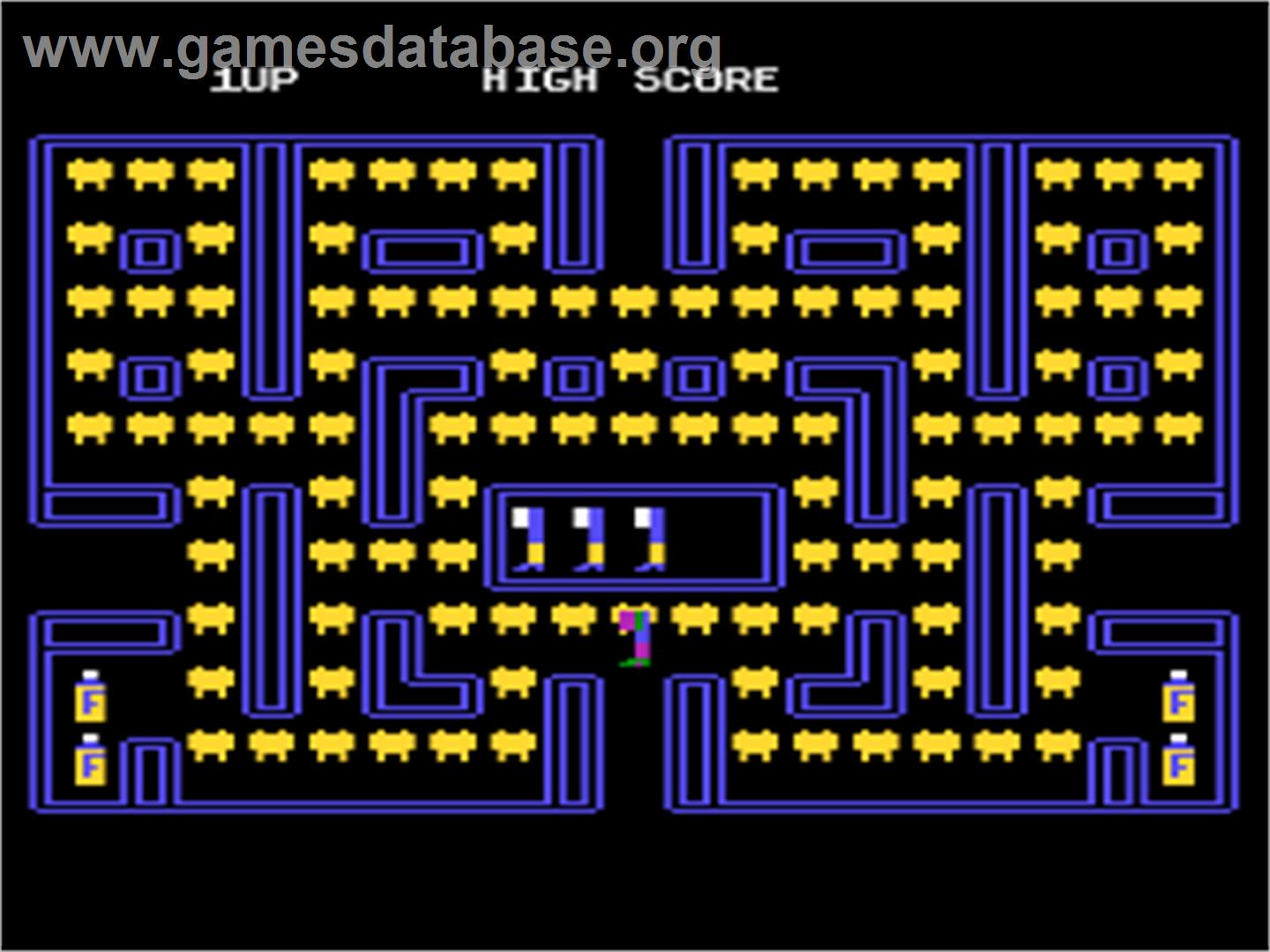 Plaque Man - Atari 8-bit - Artwork - In Game