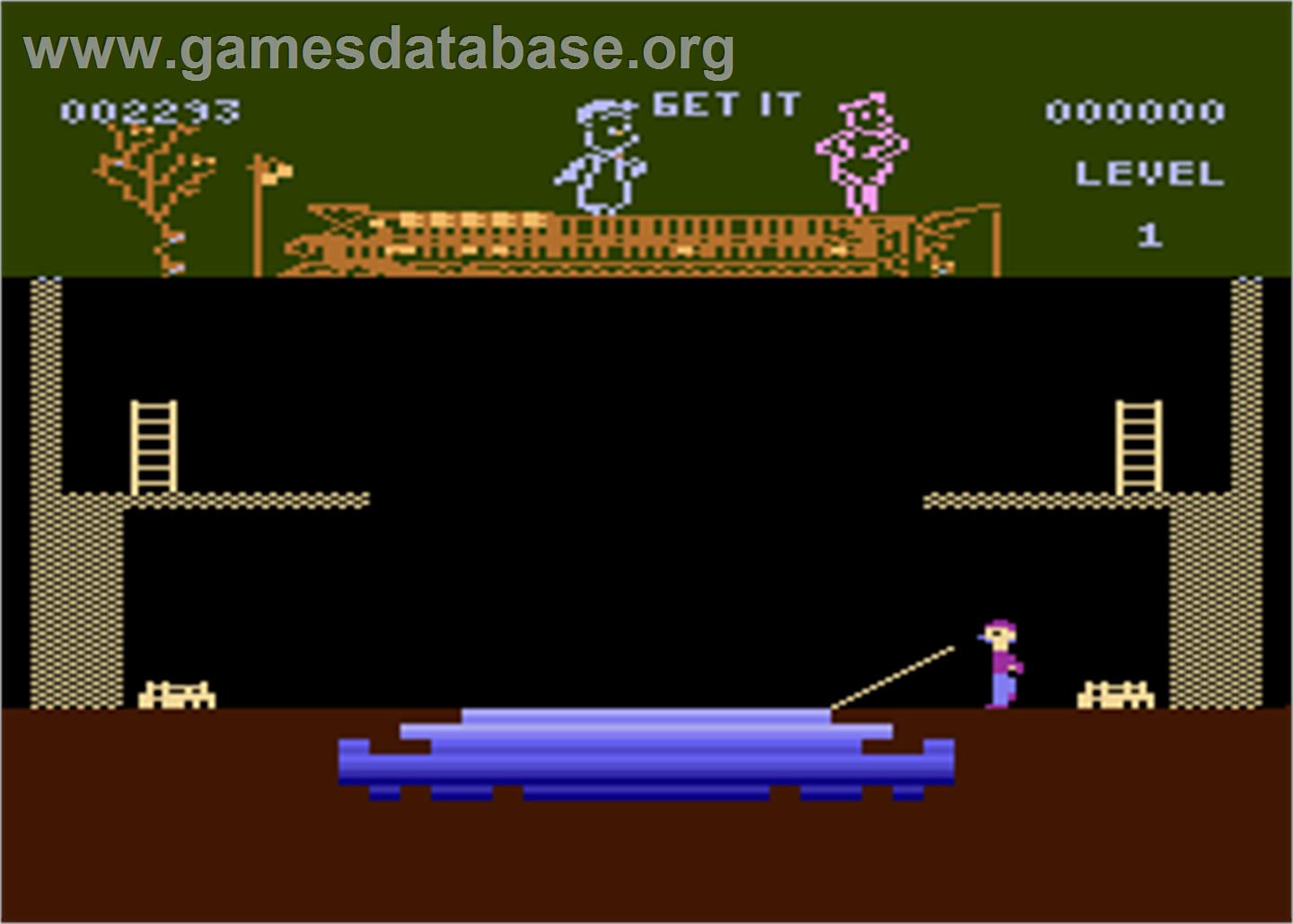 Porky's - Atari 8-bit - Artwork - In Game