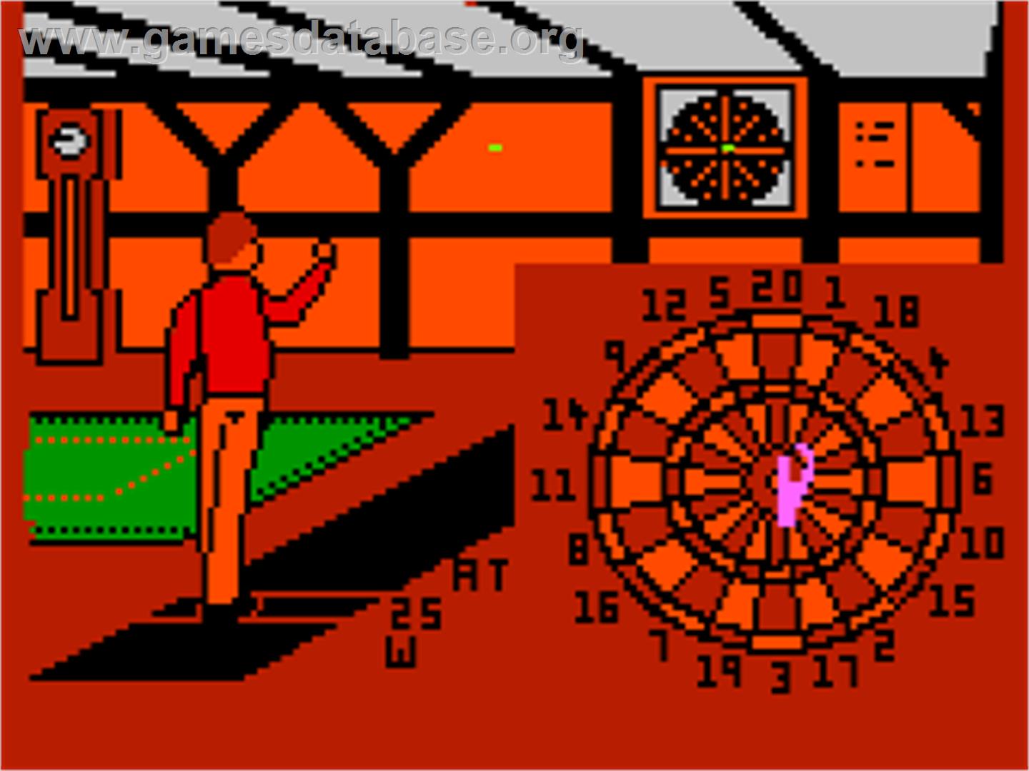 Pub Darts - Atari 8-bit - Artwork - In Game