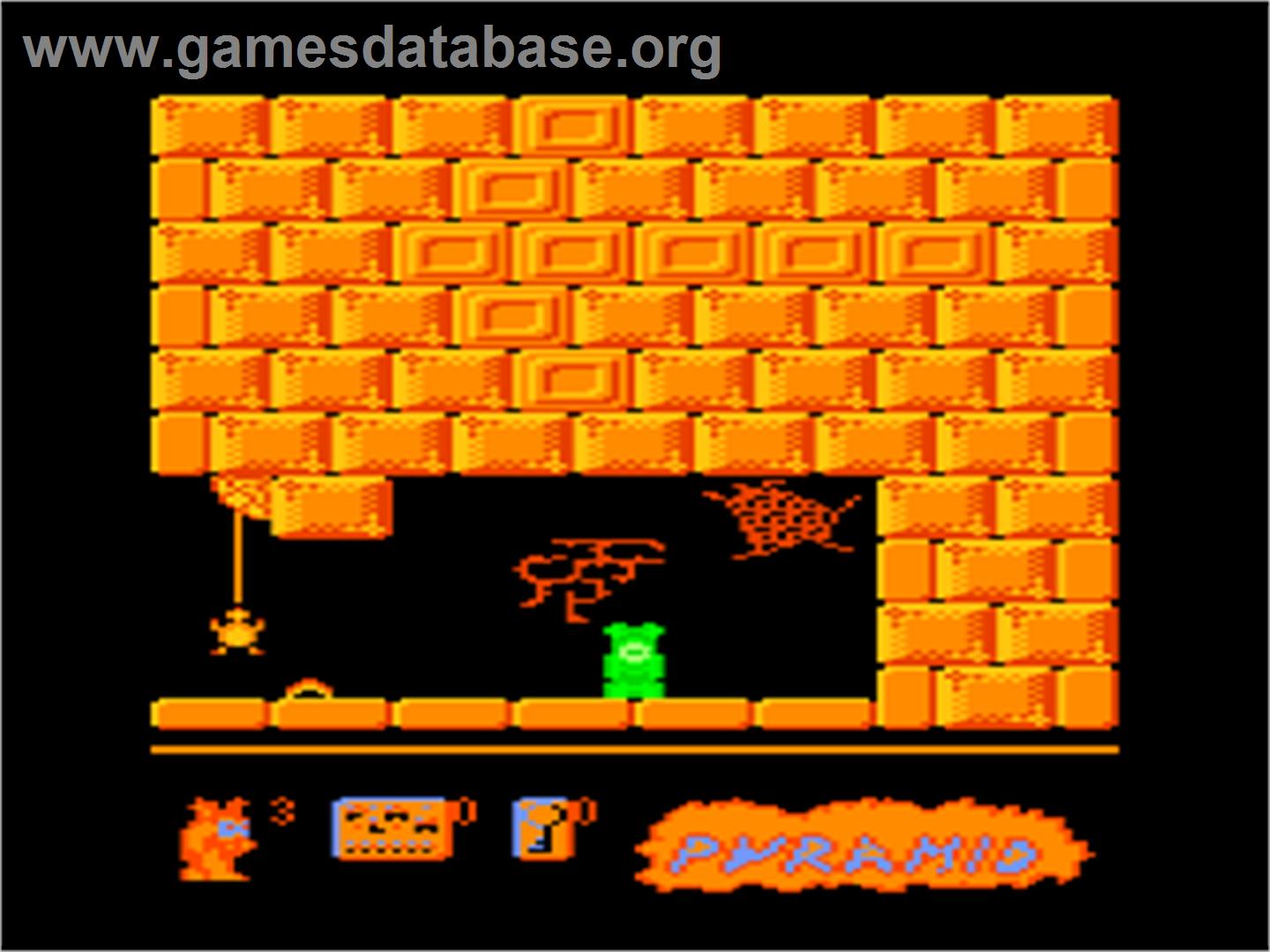 Pyramid - Atari 8-bit - Artwork - In Game