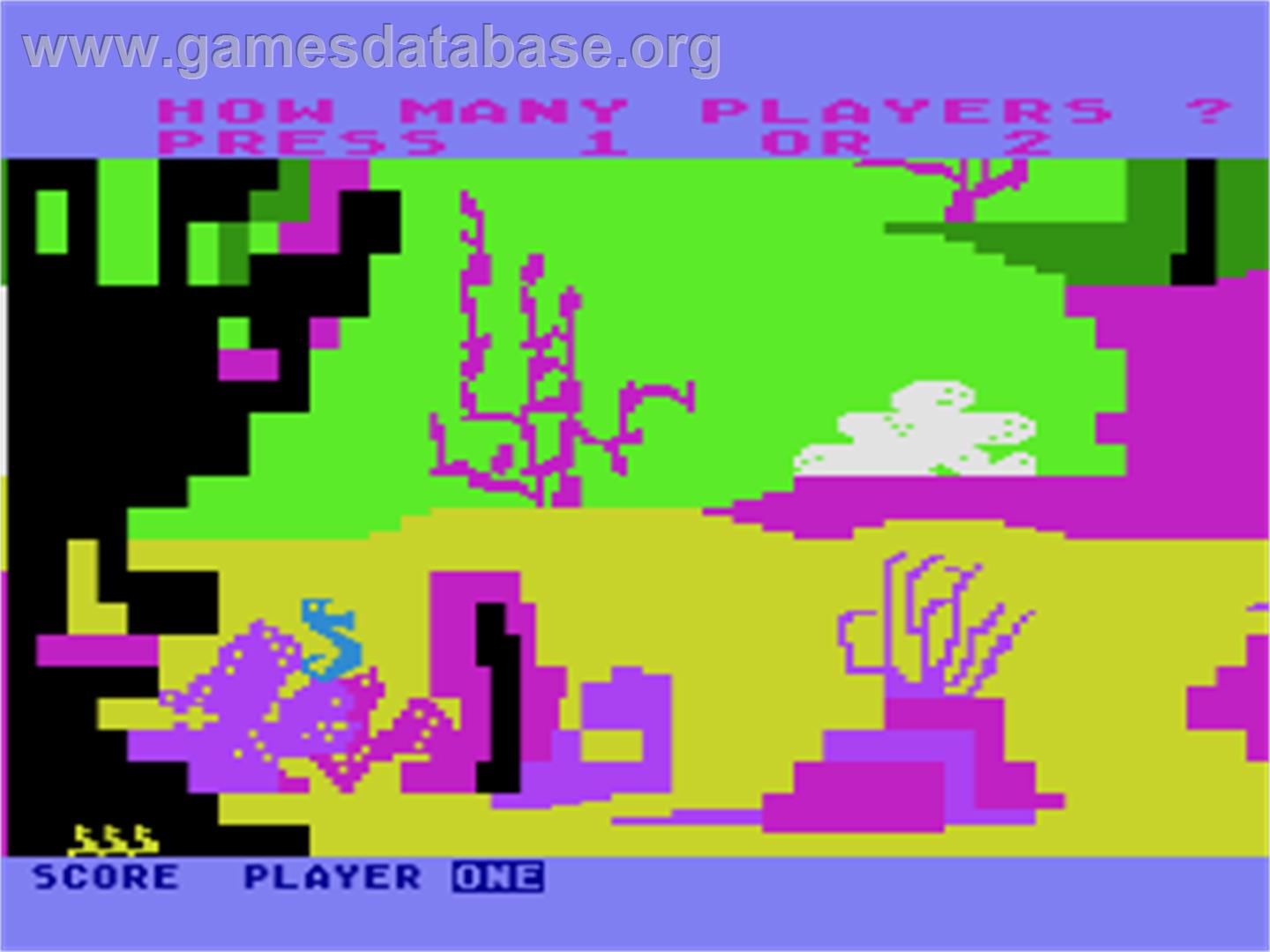 Sea Horse Hide'n Seek - Atari 8-bit - Artwork - In Game