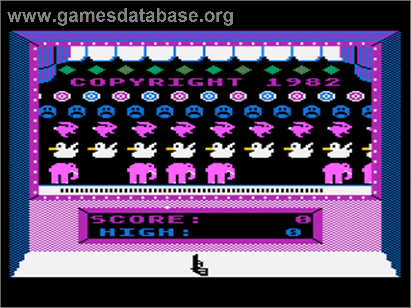 Shooting Arcade - Atari 8-bit - Artwork - In Game