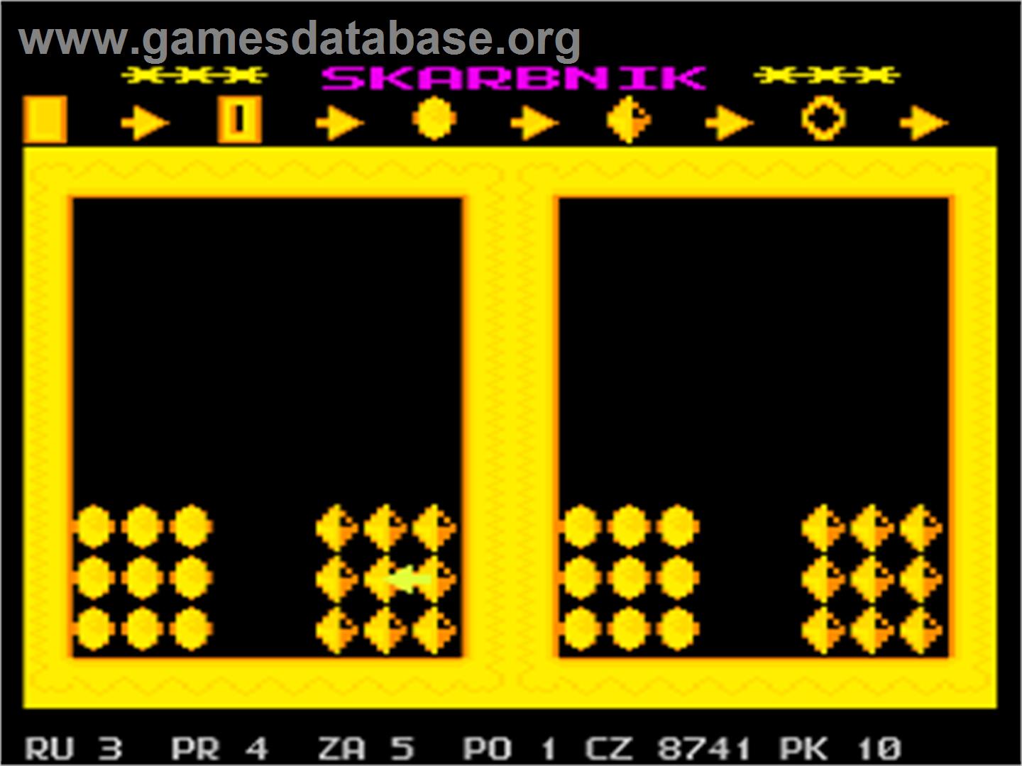 Skarbnik - Atari 8-bit - Artwork - In Game