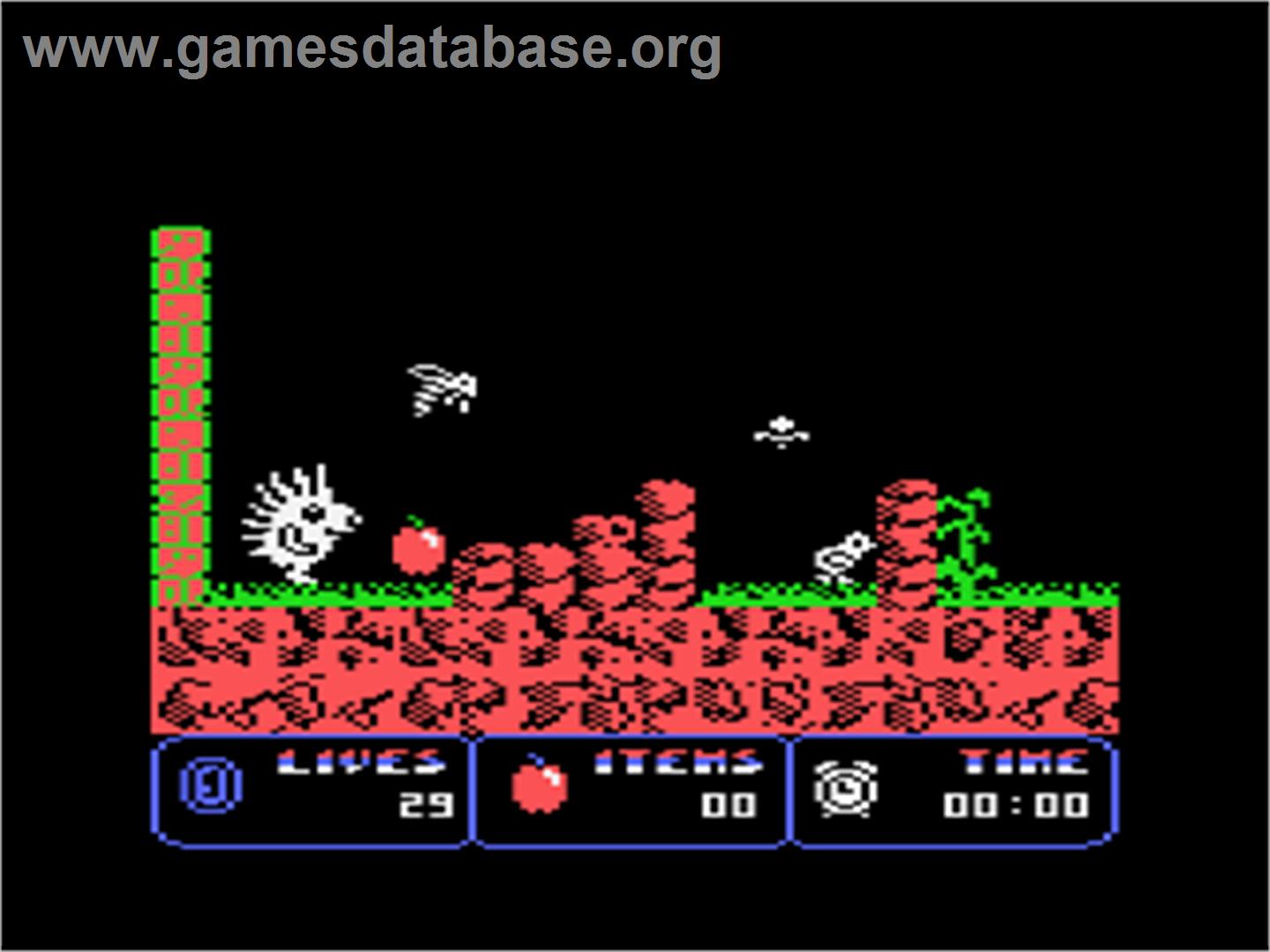 Spiky Harold - Atari 8-bit - Artwork - In Game