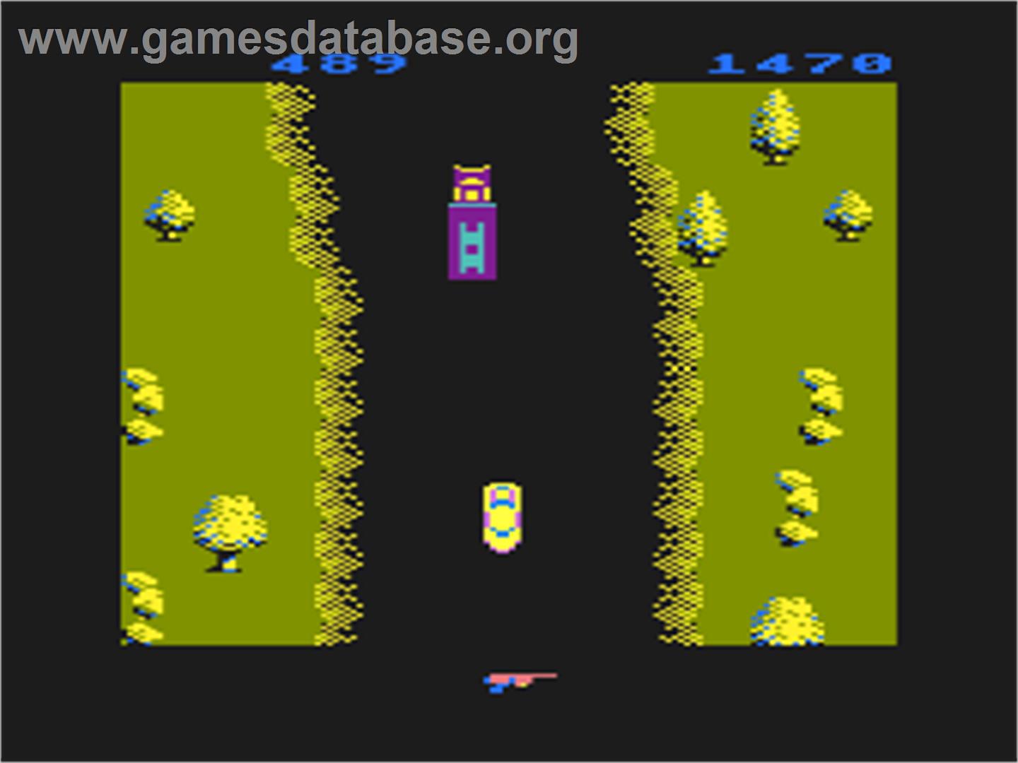 Spy Hunter - Atari 8-bit - Artwork - In Game