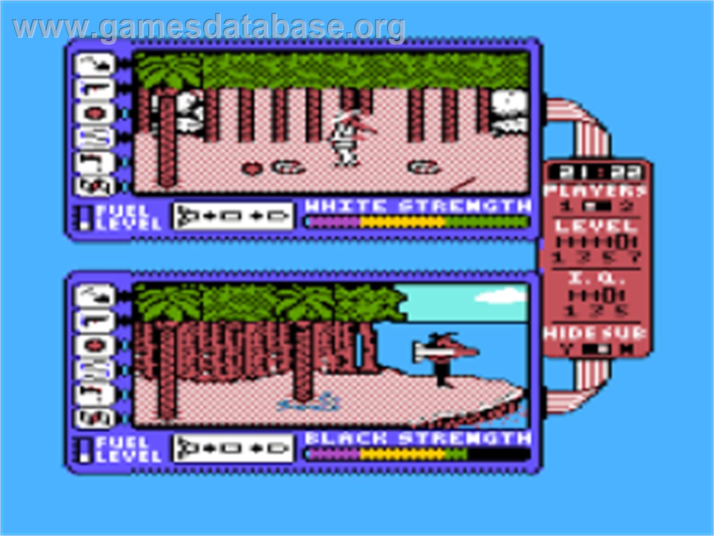 Spy vs. Spy II: The Island Caper - Atari 8-bit - Artwork - In Game
