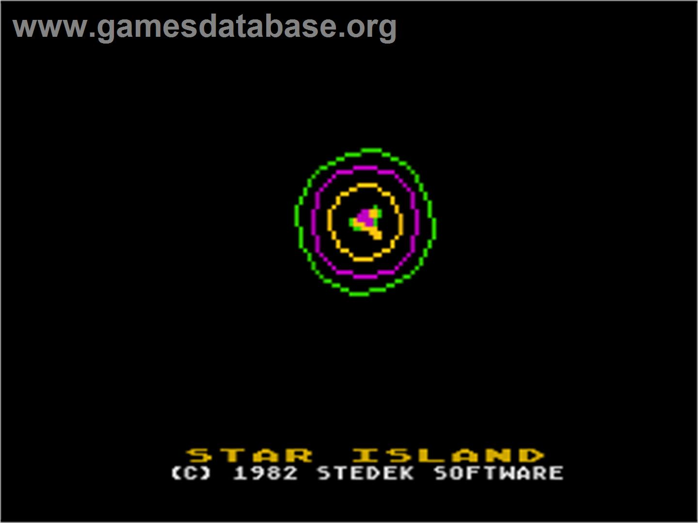 Star Island - Atari 8-bit - Artwork - In Game