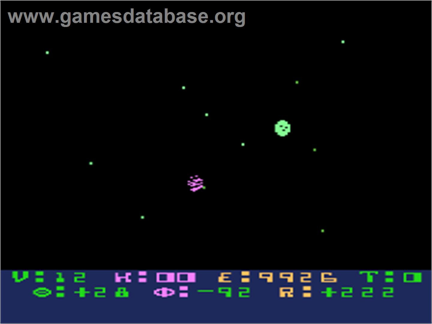 Star Raiders - Atari 8-bit - Artwork - In Game