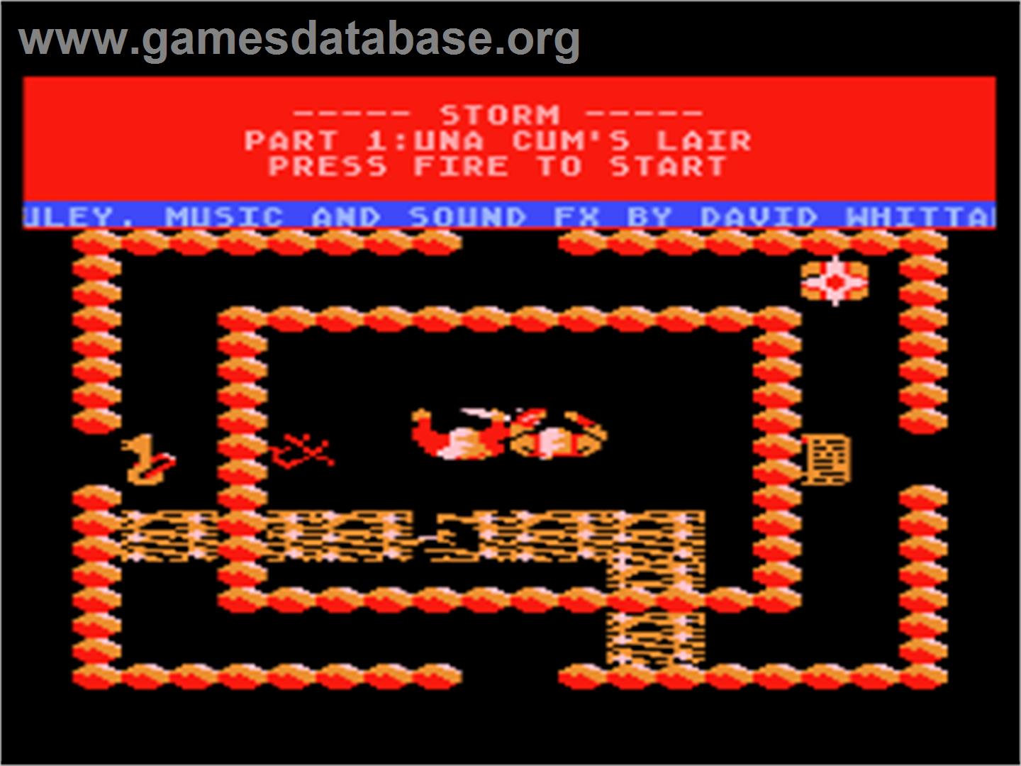 Storm - Atari 8-bit - Artwork - In Game