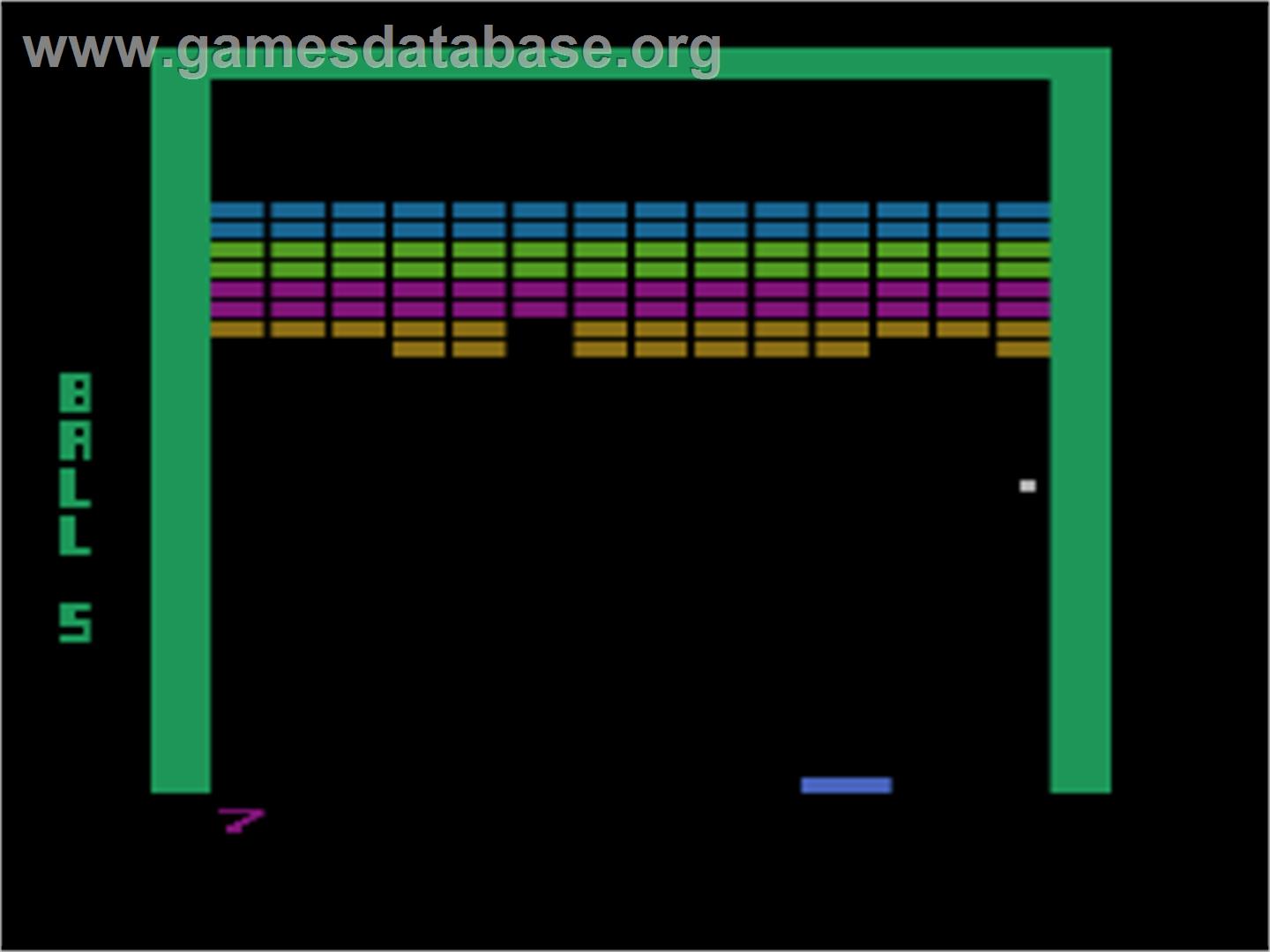 Super Breakout - Atari 8-bit - Artwork - In Game