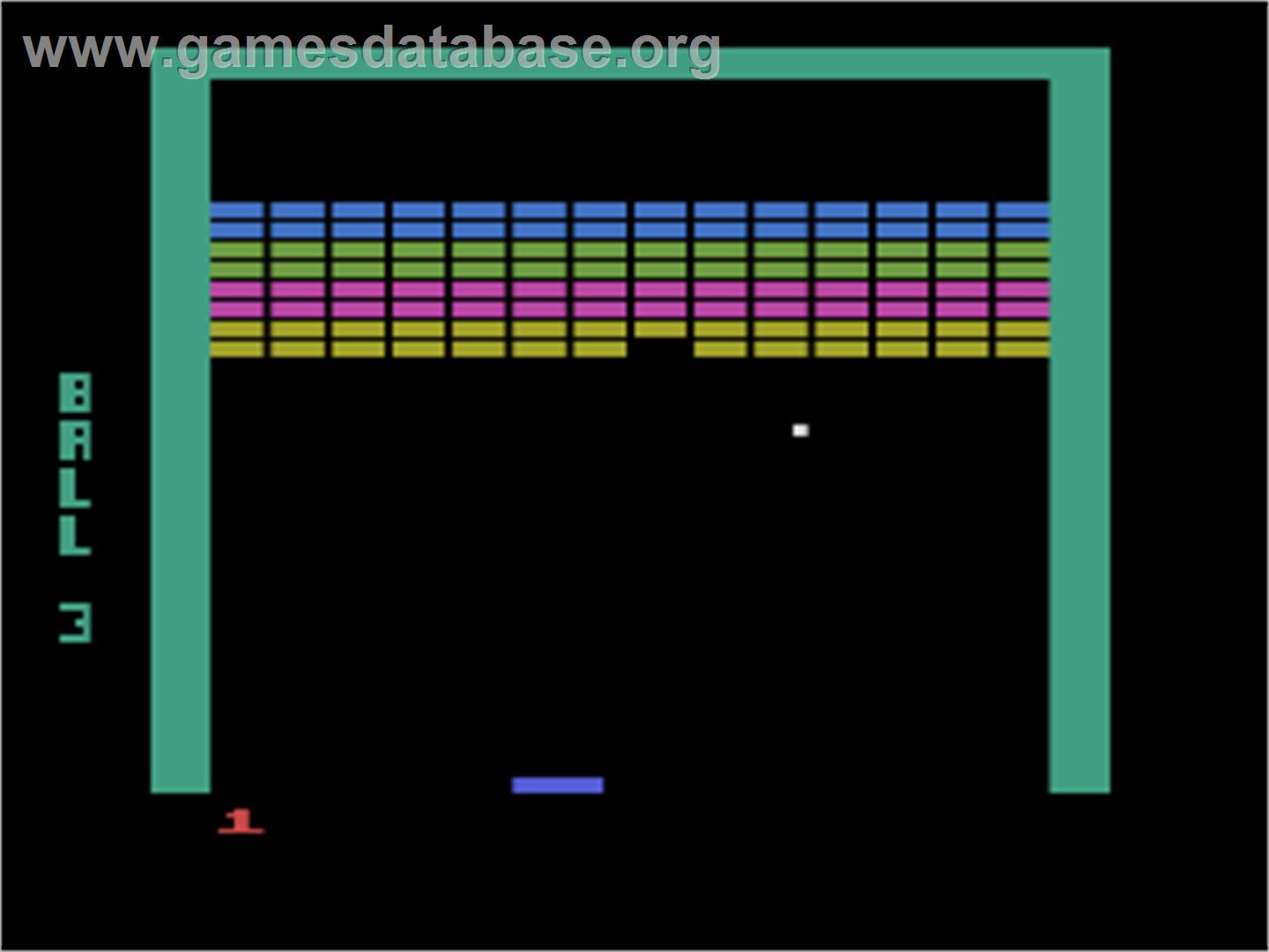 Super Breakout - Atari 8-bit - Artwork - In Game