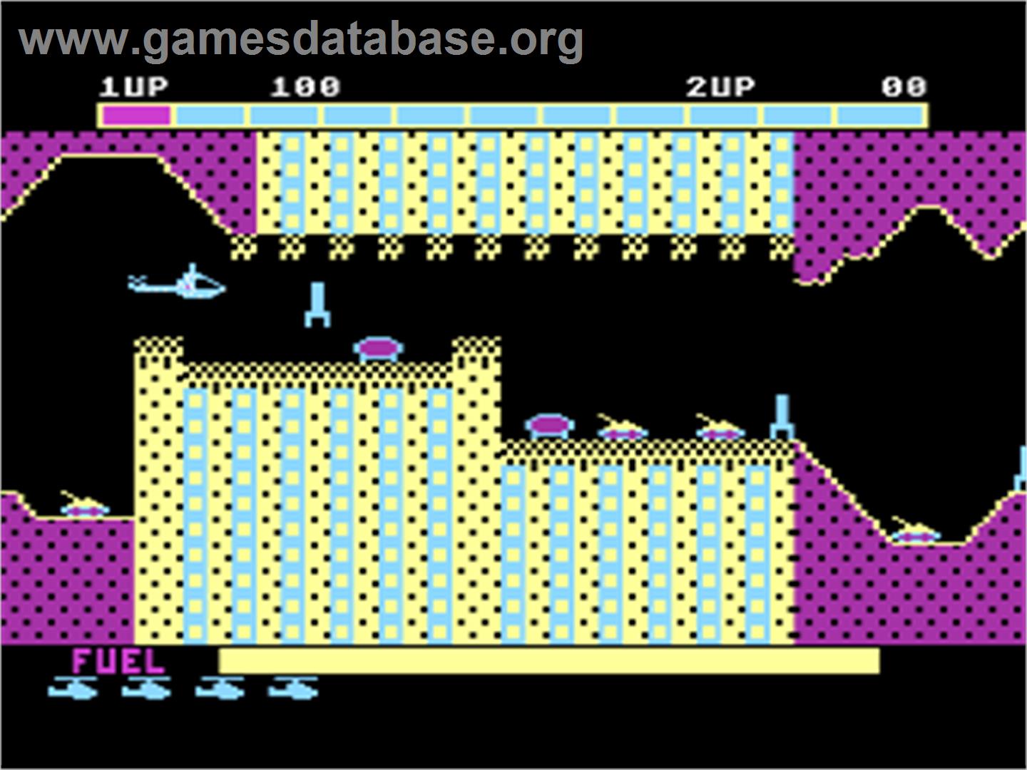 Super Cobra - Atari 8-bit - Artwork - In Game