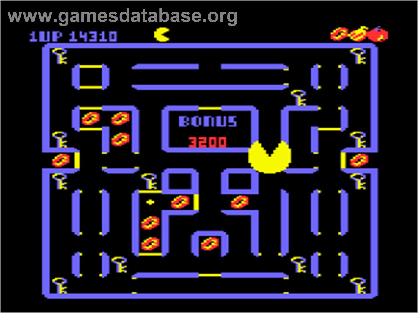 Super Pac-Man - Atari 8-bit - Artwork - In Game