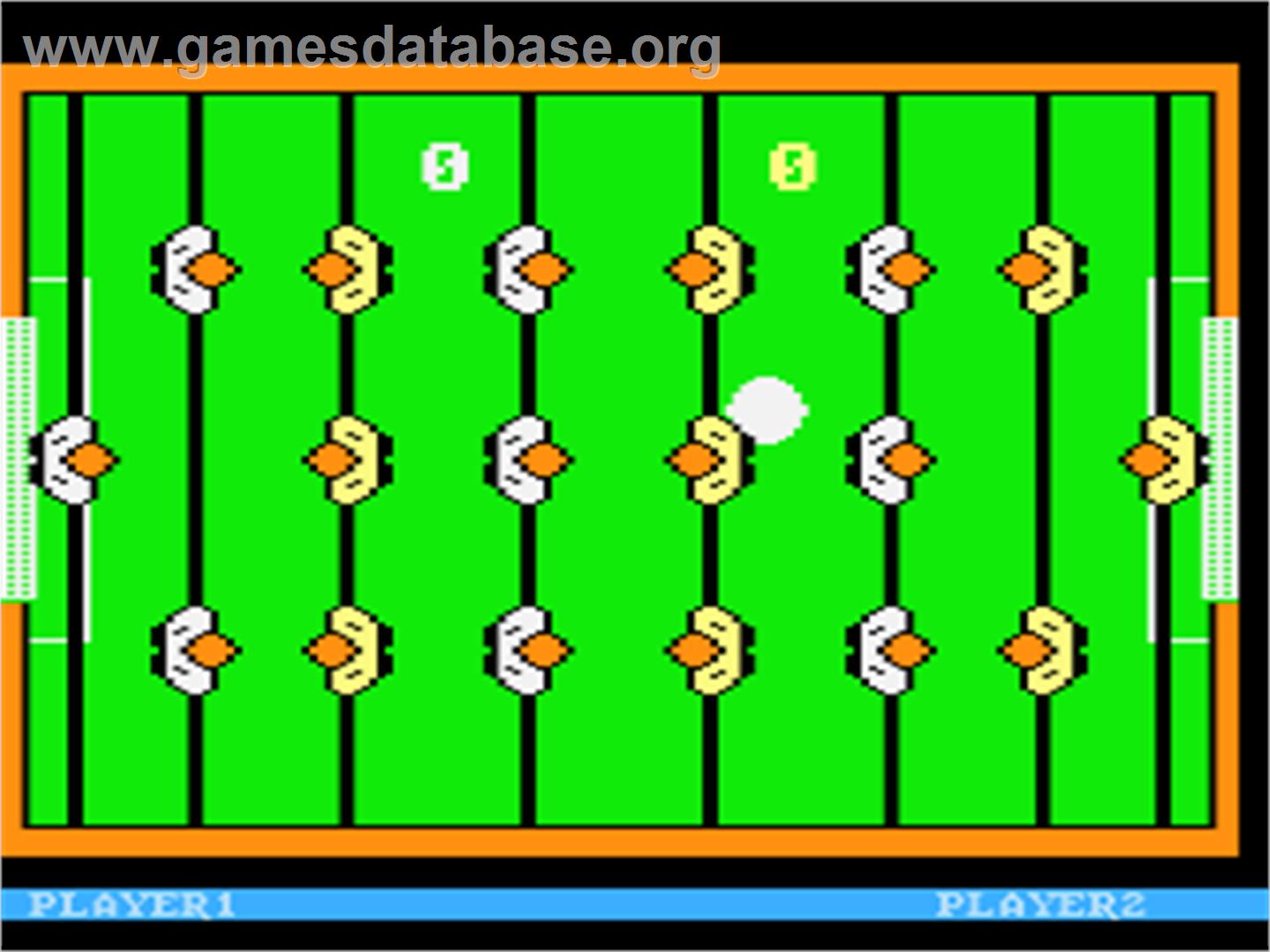 Table Football - Atari 8-bit - Artwork - In Game