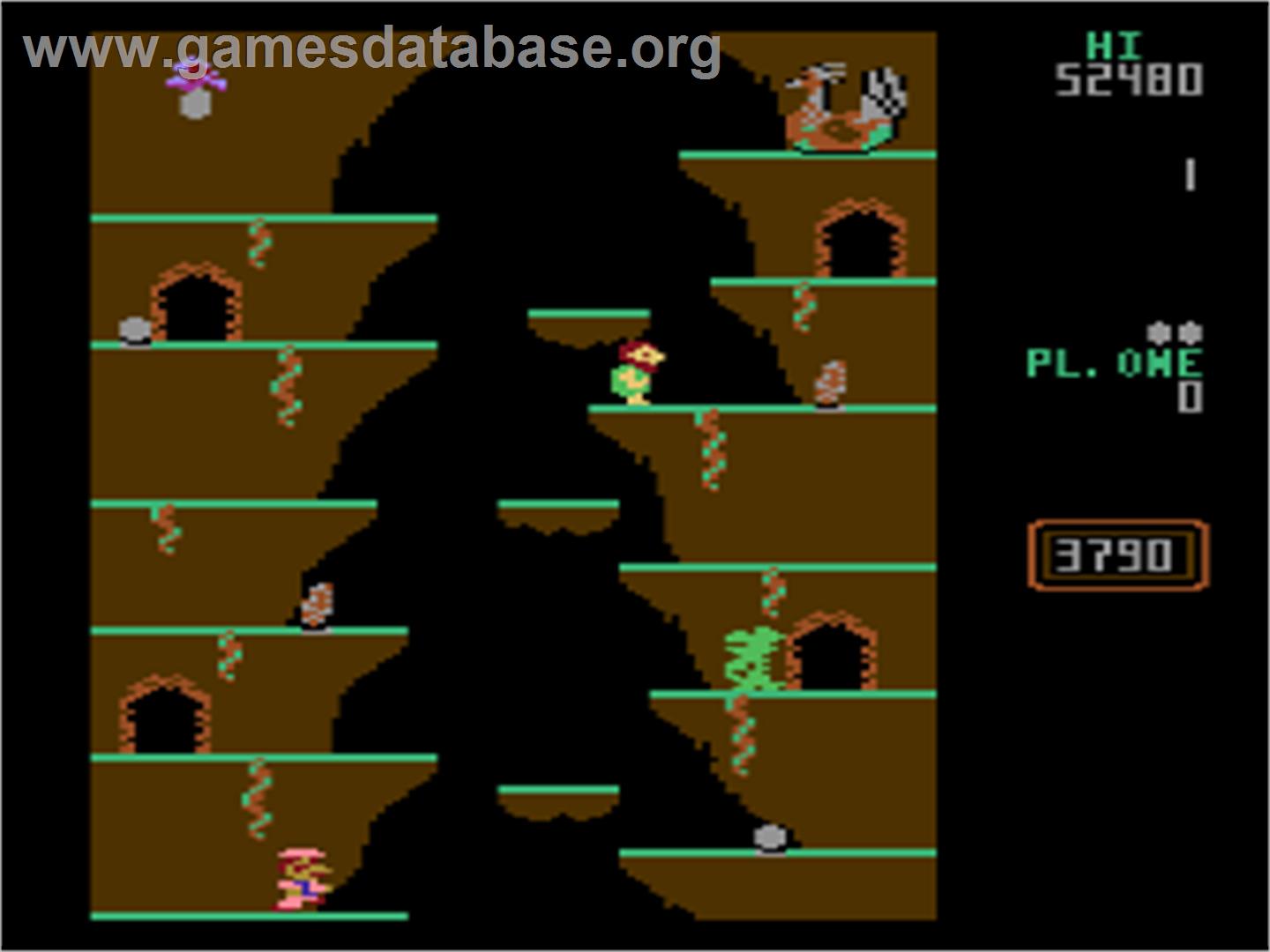 Tales Of Dragons And Cavemen - Atari 8-bit - Artwork - In Game