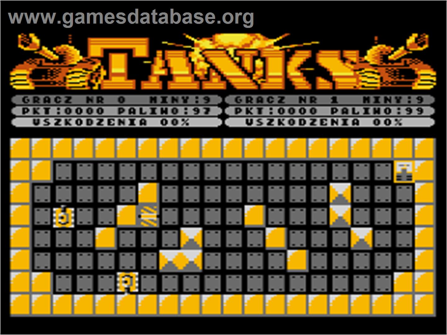 Tanks - Atari 8-bit - Artwork - In Game