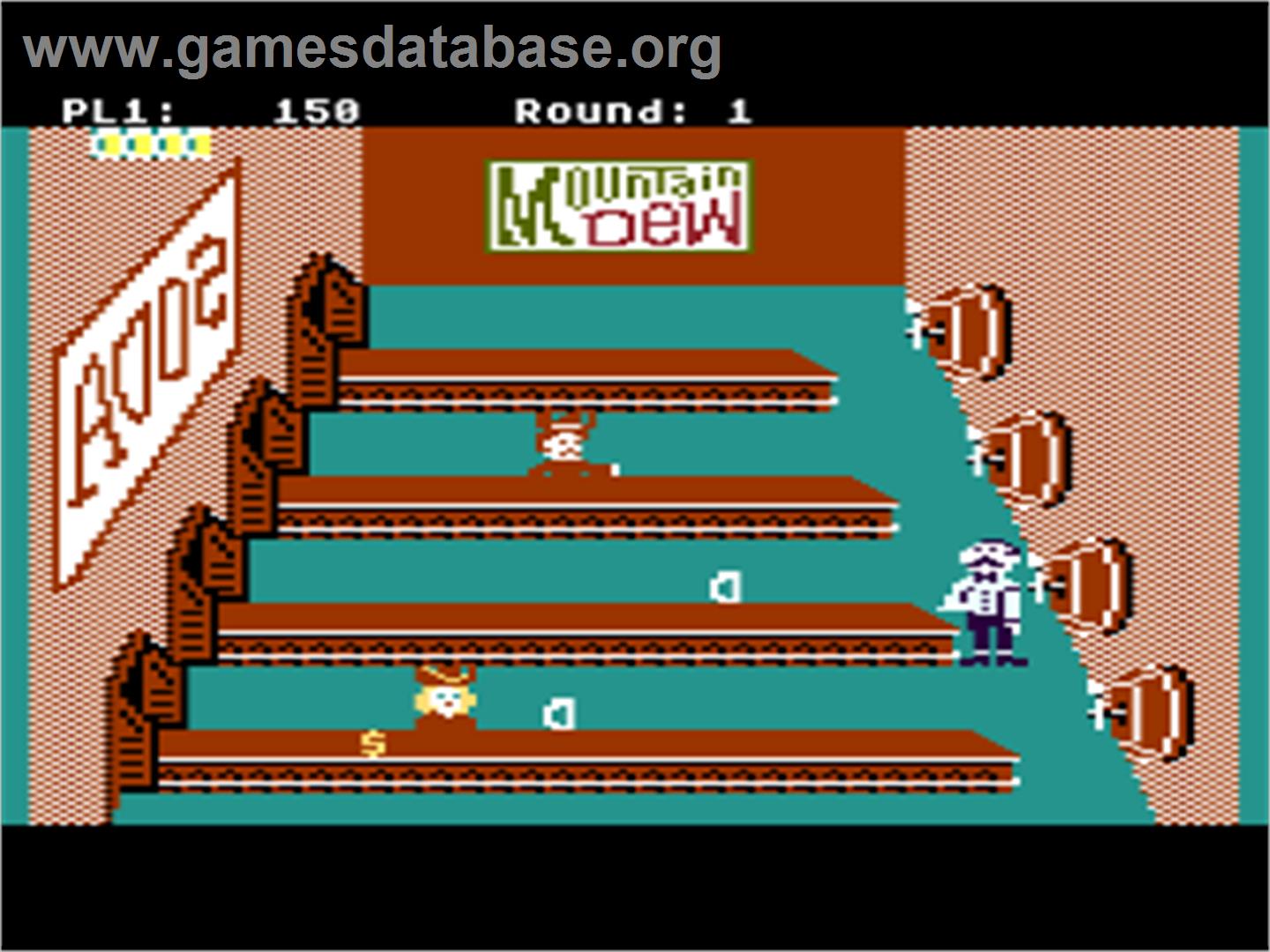 Tapper - Atari 8-bit - Artwork - In Game