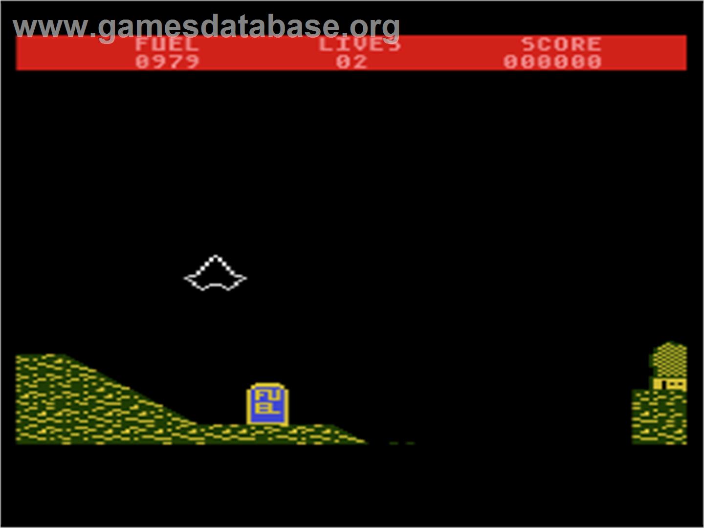 Thrust - Atari 8-bit - Artwork - In Game