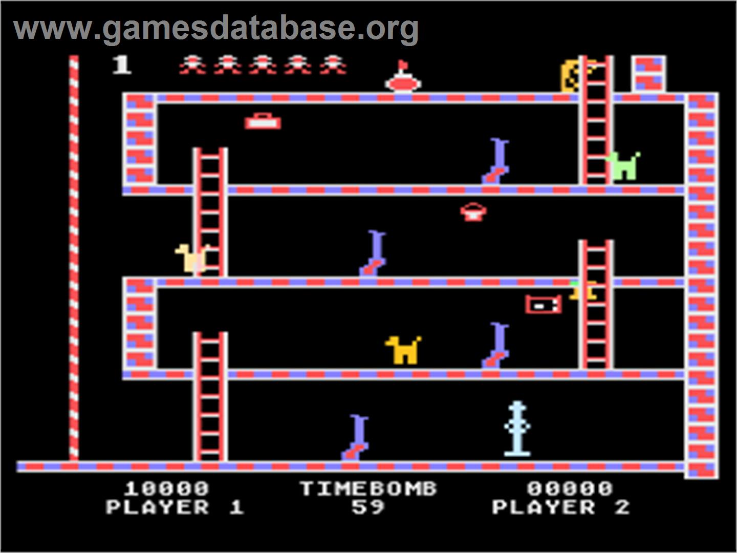 Time Bomb - Atari 8-bit - Artwork - In Game