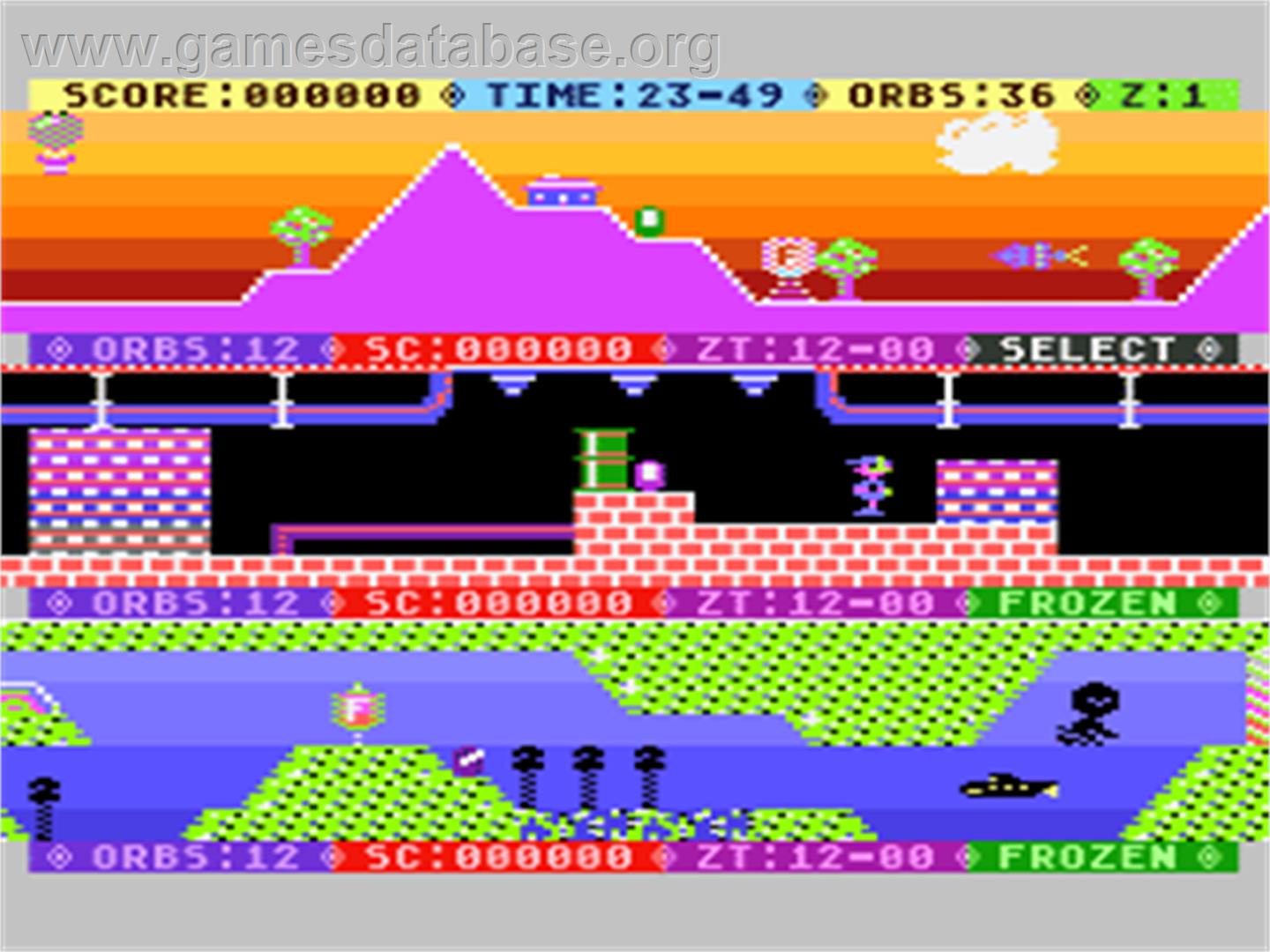 Timeslip - Atari 8-bit - Artwork - In Game