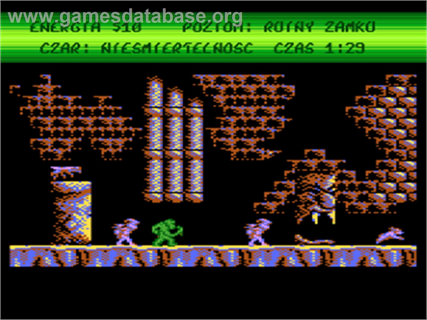 Tusker - Atari 8-bit - Artwork - In Game