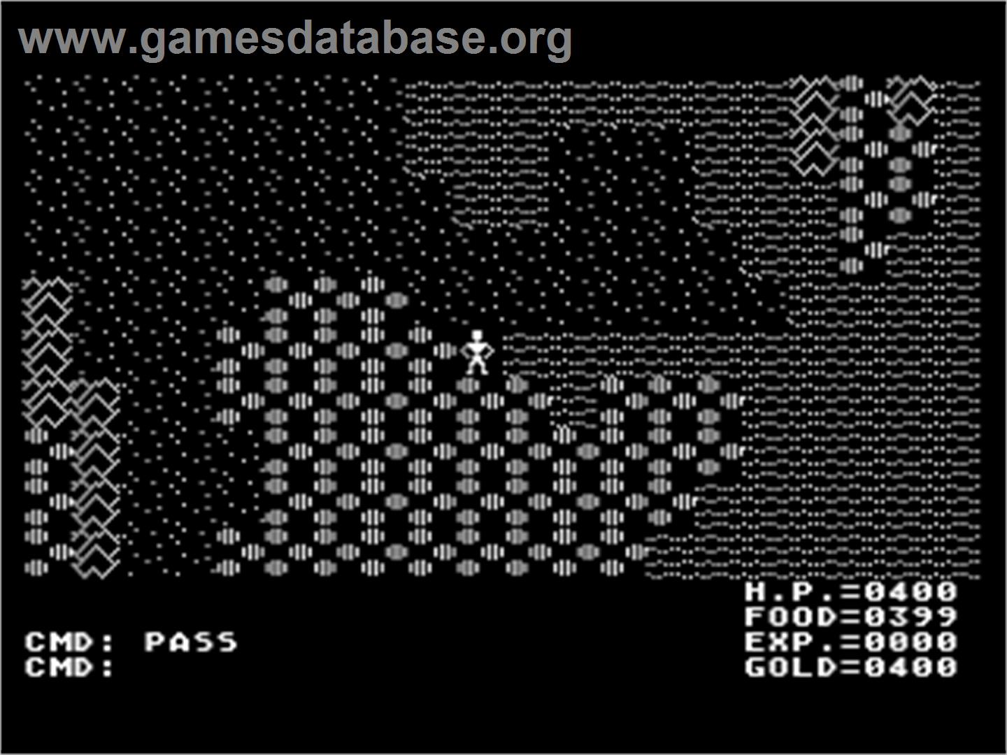 Ultima 2 - Revenge Of The Enchantress - Atari 8-bit - Artwork - In Game