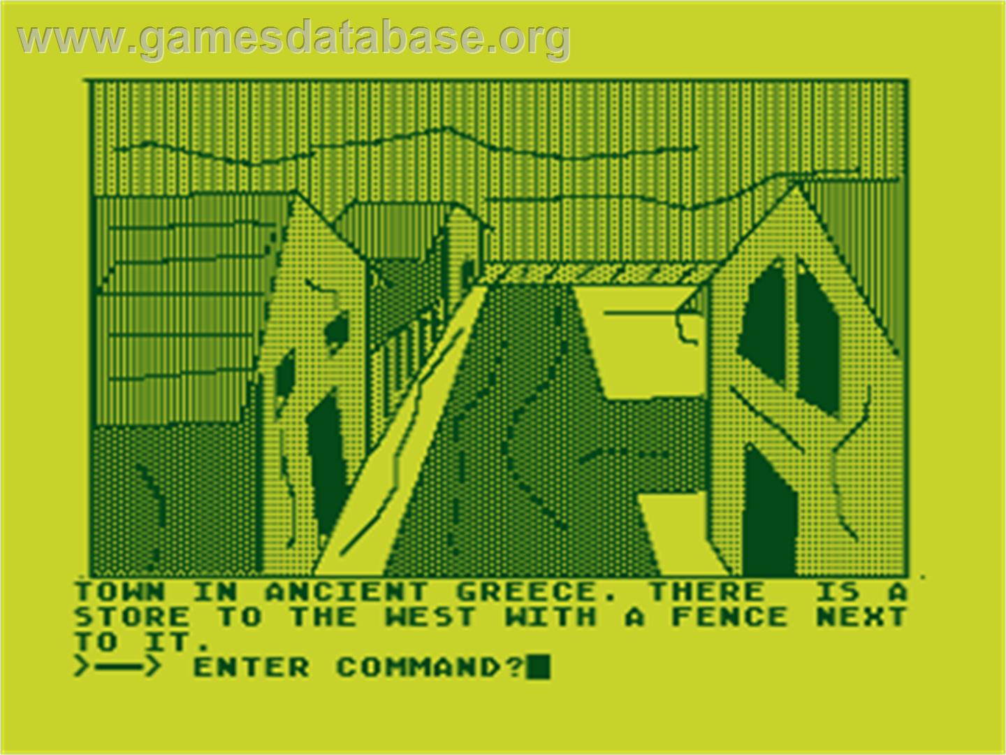 Ulysses and the Golden Fleece - Atari 8-bit - Artwork - In Game