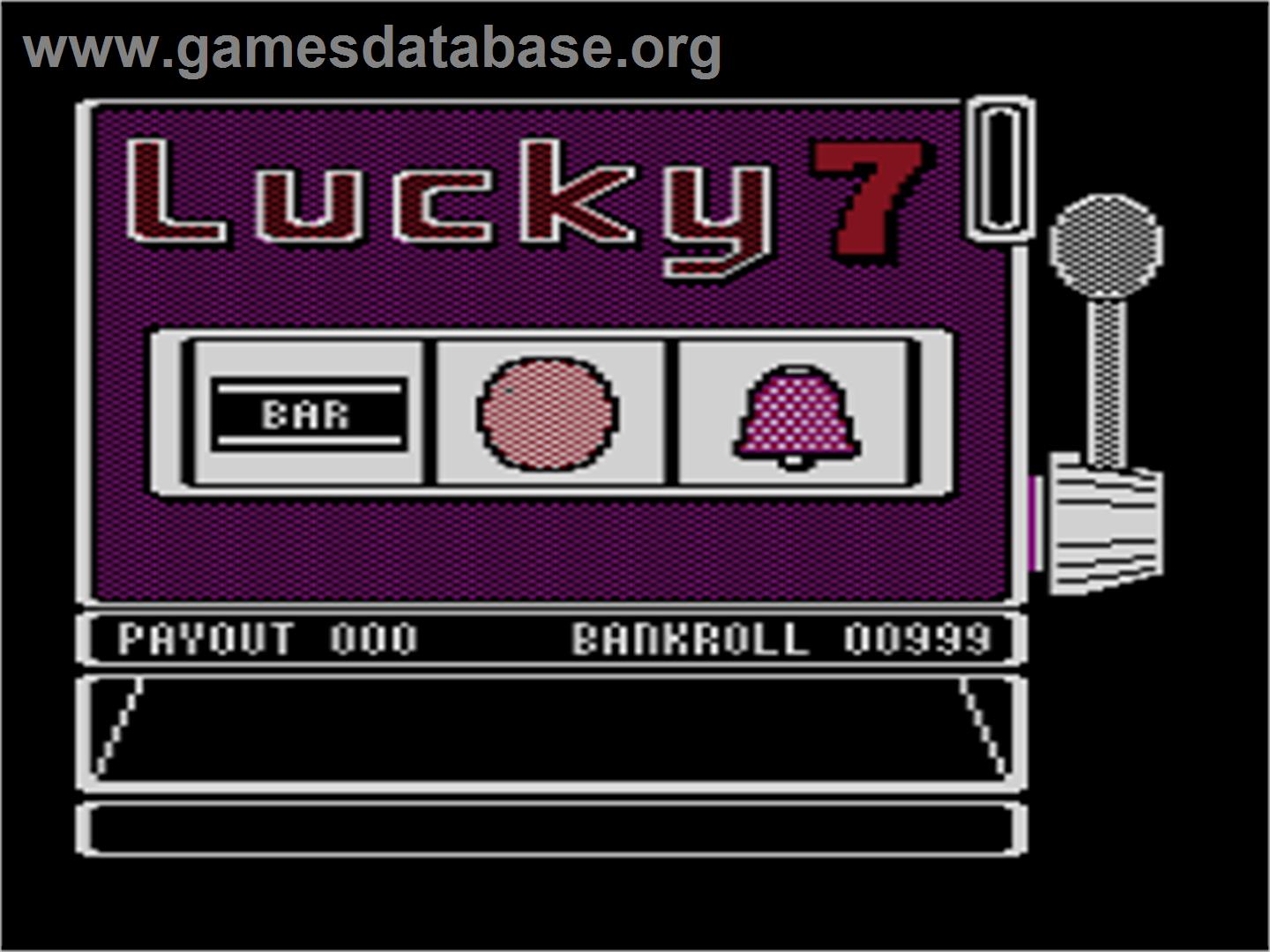 Video Vegas - Atari 8-bit - Artwork - In Game