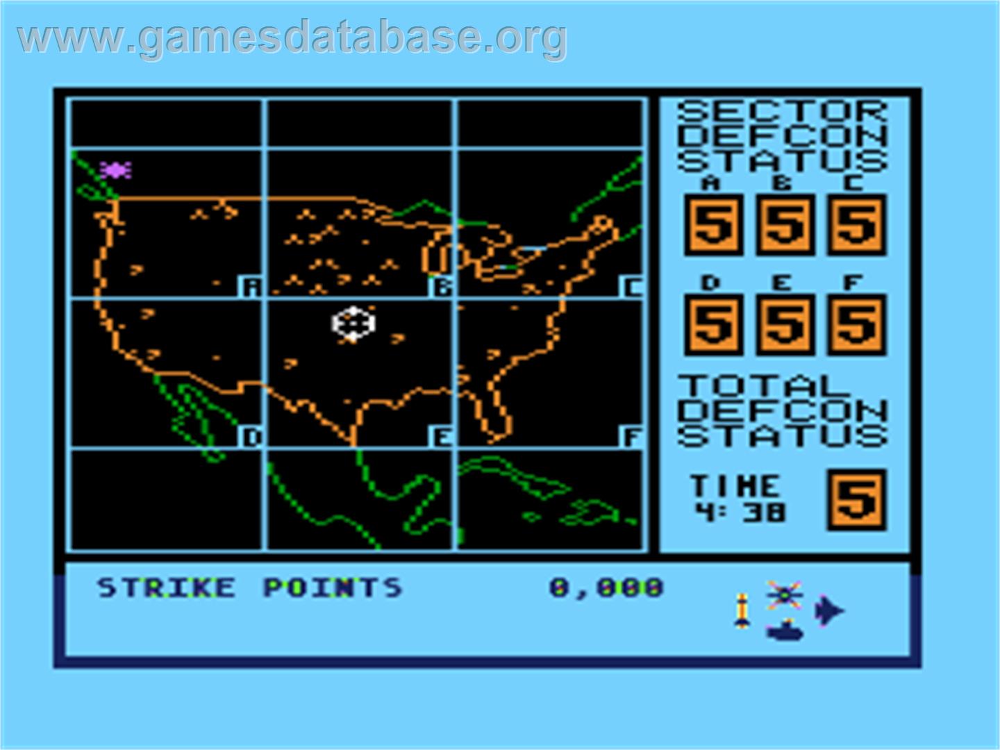 War Games - Atari 8-bit - Artwork - In Game