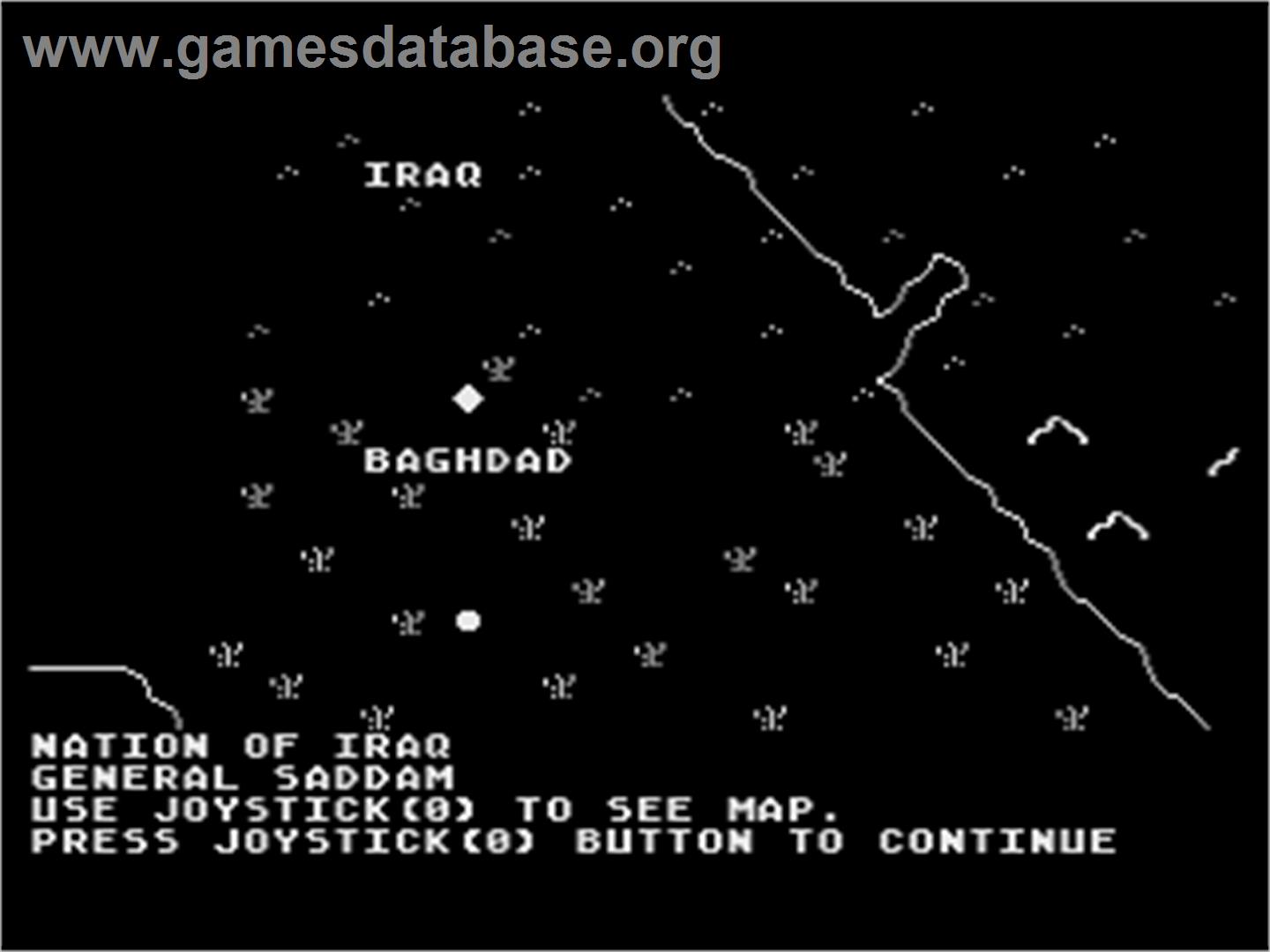 World War 3 - Atari 8-bit - Artwork - In Game