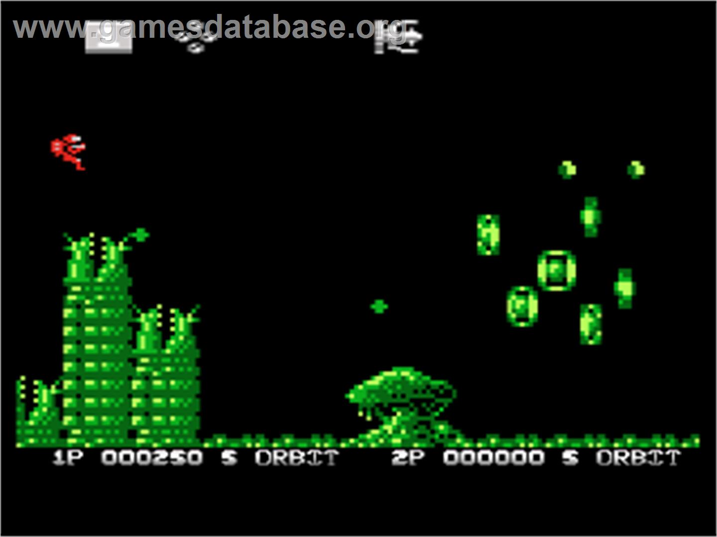 Zybex - Atari 8-bit - Artwork - In Game