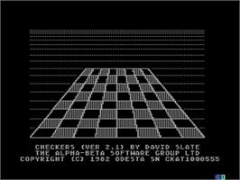 Title screen of Archers on the Atari 8-bit.