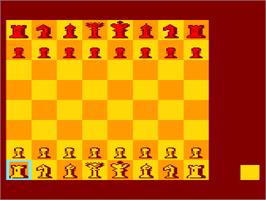 Title screen of Chess on the Atari 8-bit.