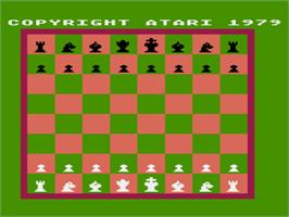 Title screen of Computer Chess on the Atari 8-bit.