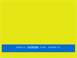 Title screen of Deflector on the Atari 8-bit.