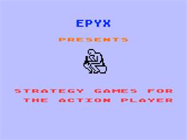 Title screen of Dragonriders of Pern on the Atari 8-bit.