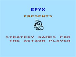 Title screen of Gateway to Apshai on the Atari 8-bit.